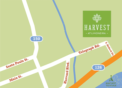 harvest drive map