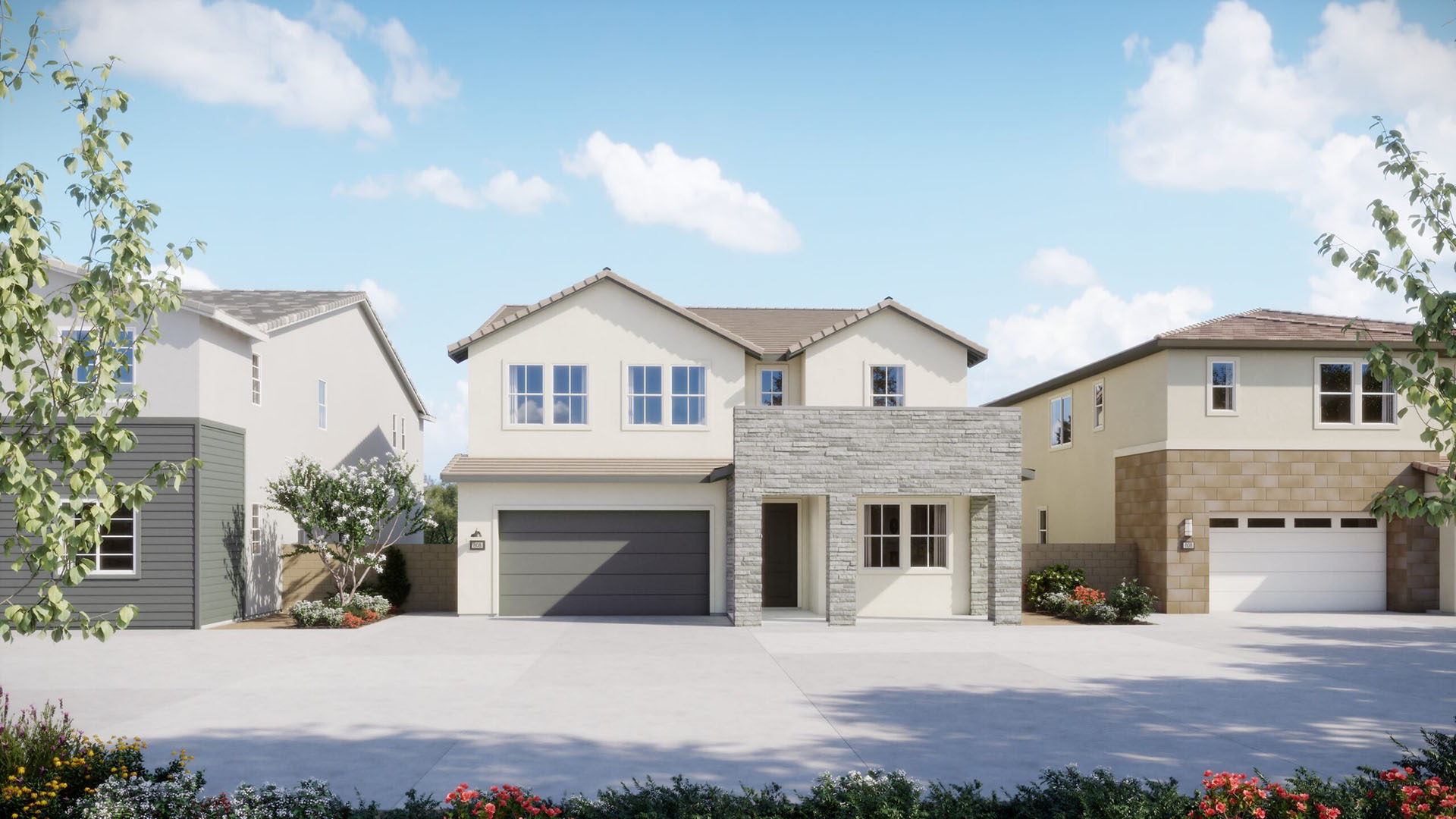 Contemporary Farmhouse Elevation - Plan 2 - Laurel - Harvest at Limoneira