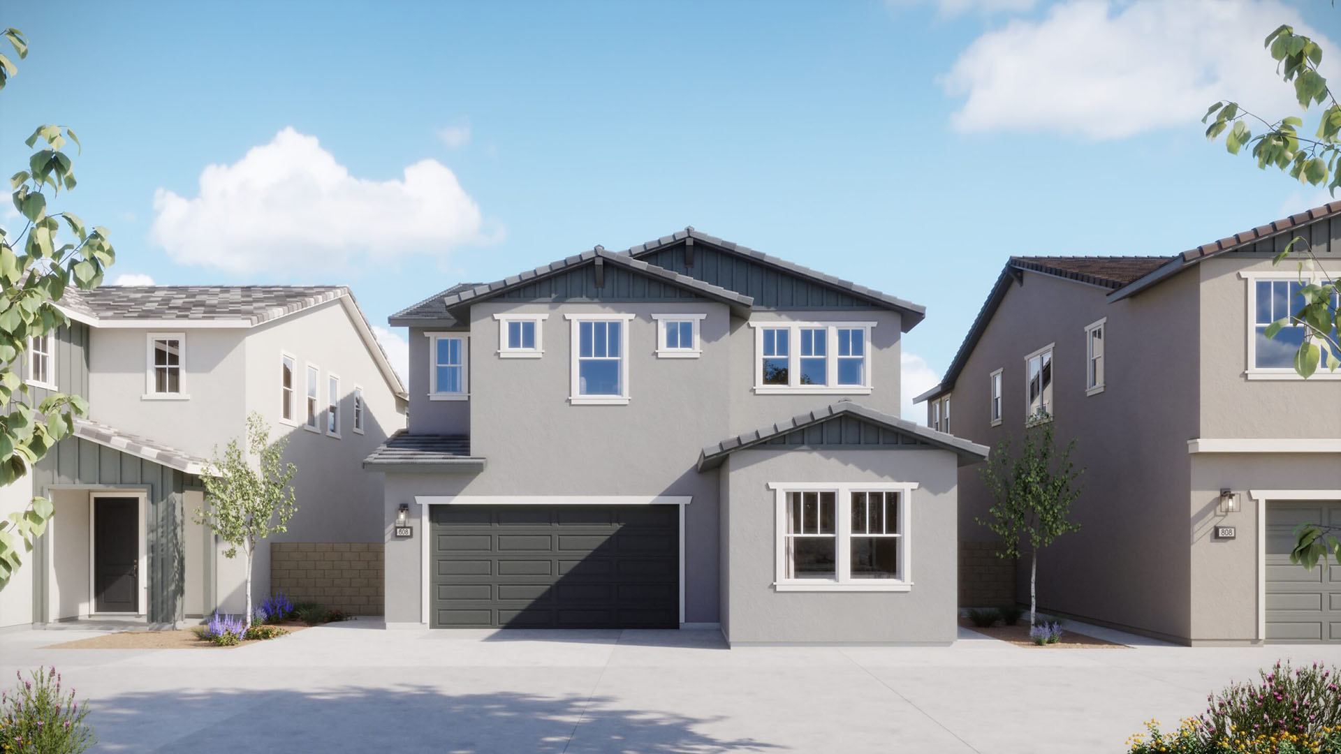 Craftsman Elevation - Plan 2 - Juniper - Harvest at Limoneira