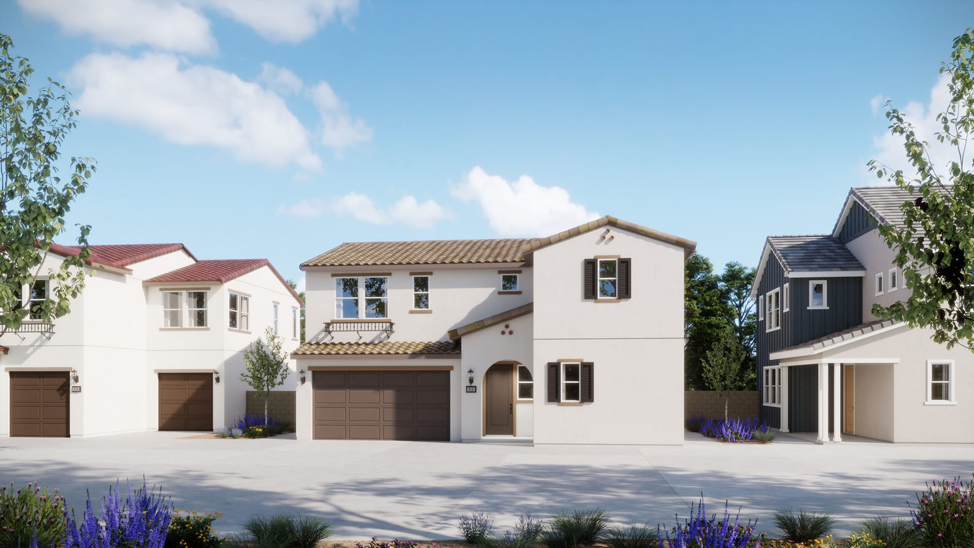 Elevation A - Plan 3 - Walnut - Harvest at Limoneira