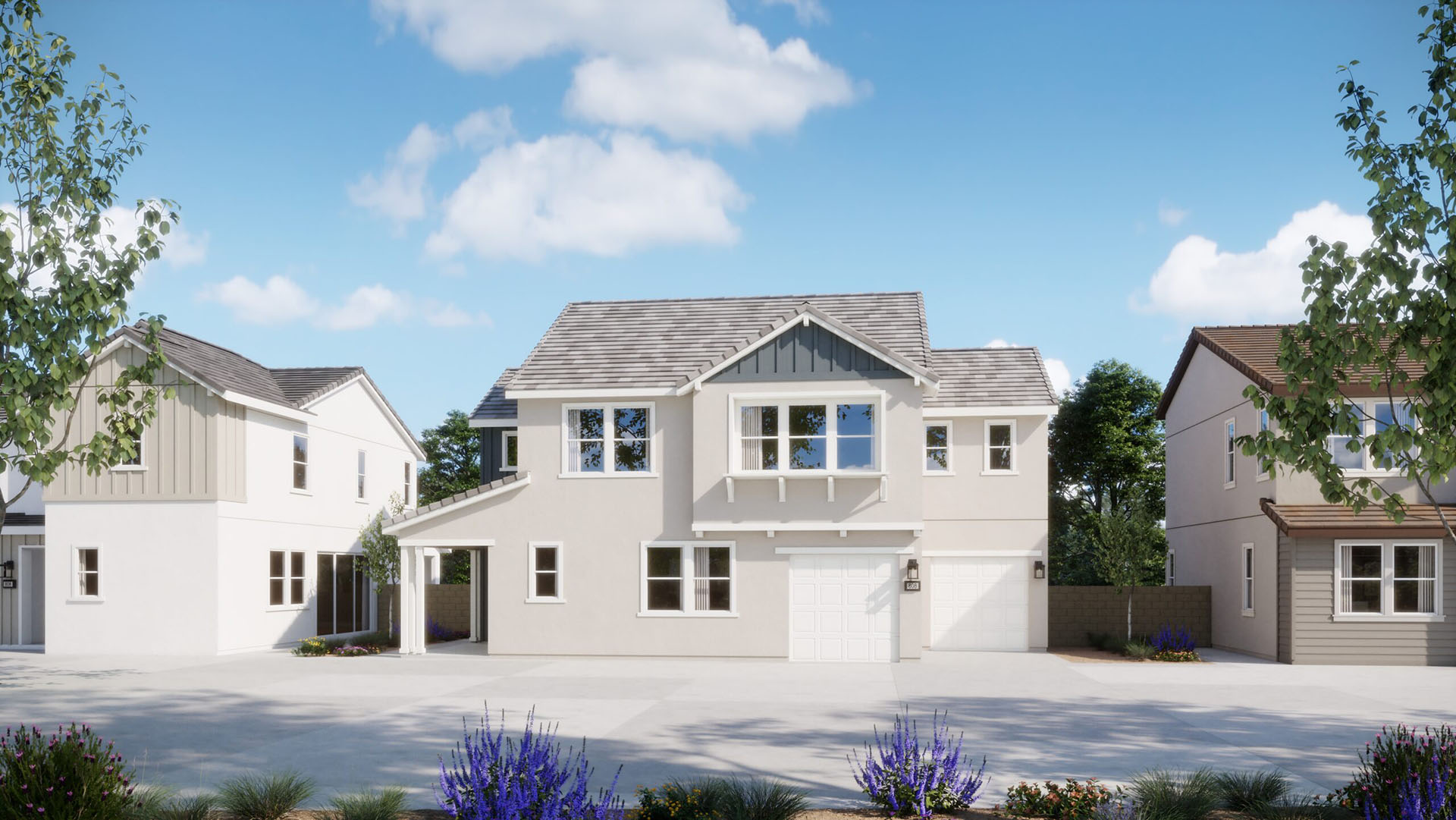 Elevation B - Plan 2 - Walnut - Harvest at Limoneira