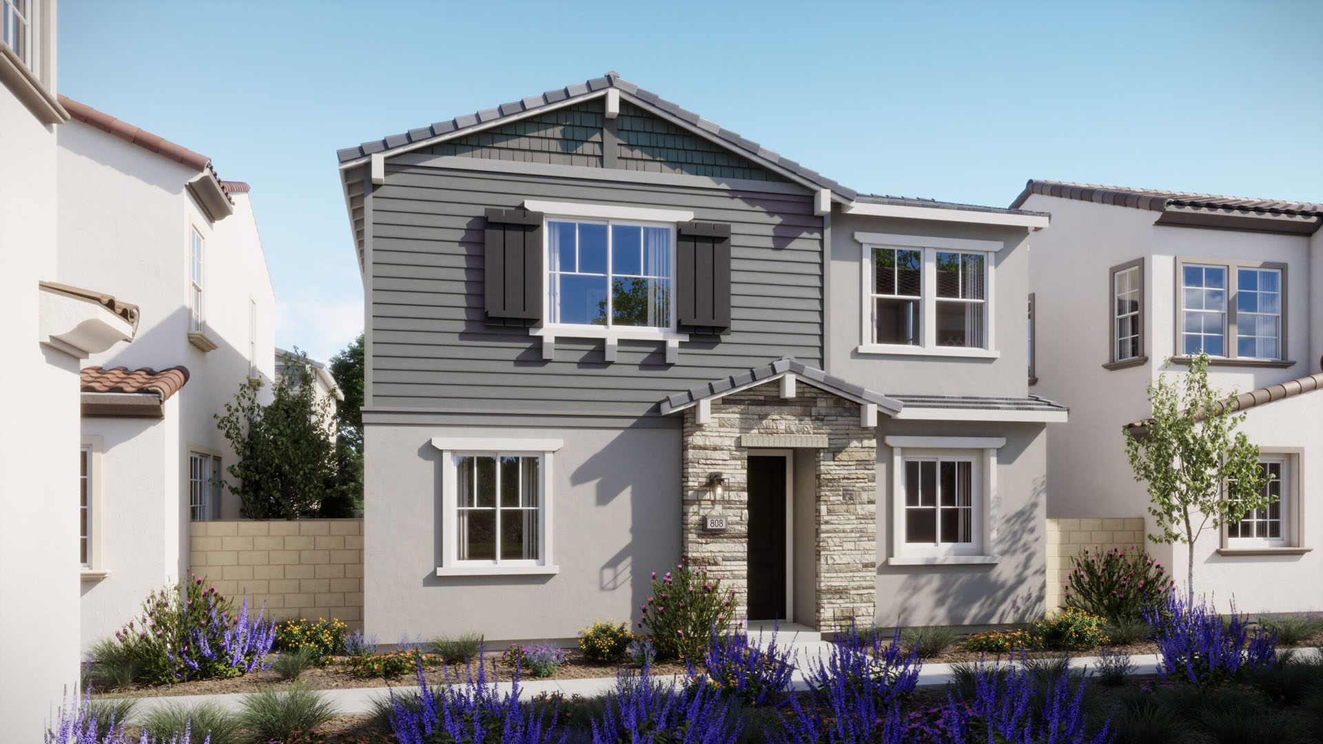 Elevation C - Plan 1 - Grove - Harvest at Limoneira