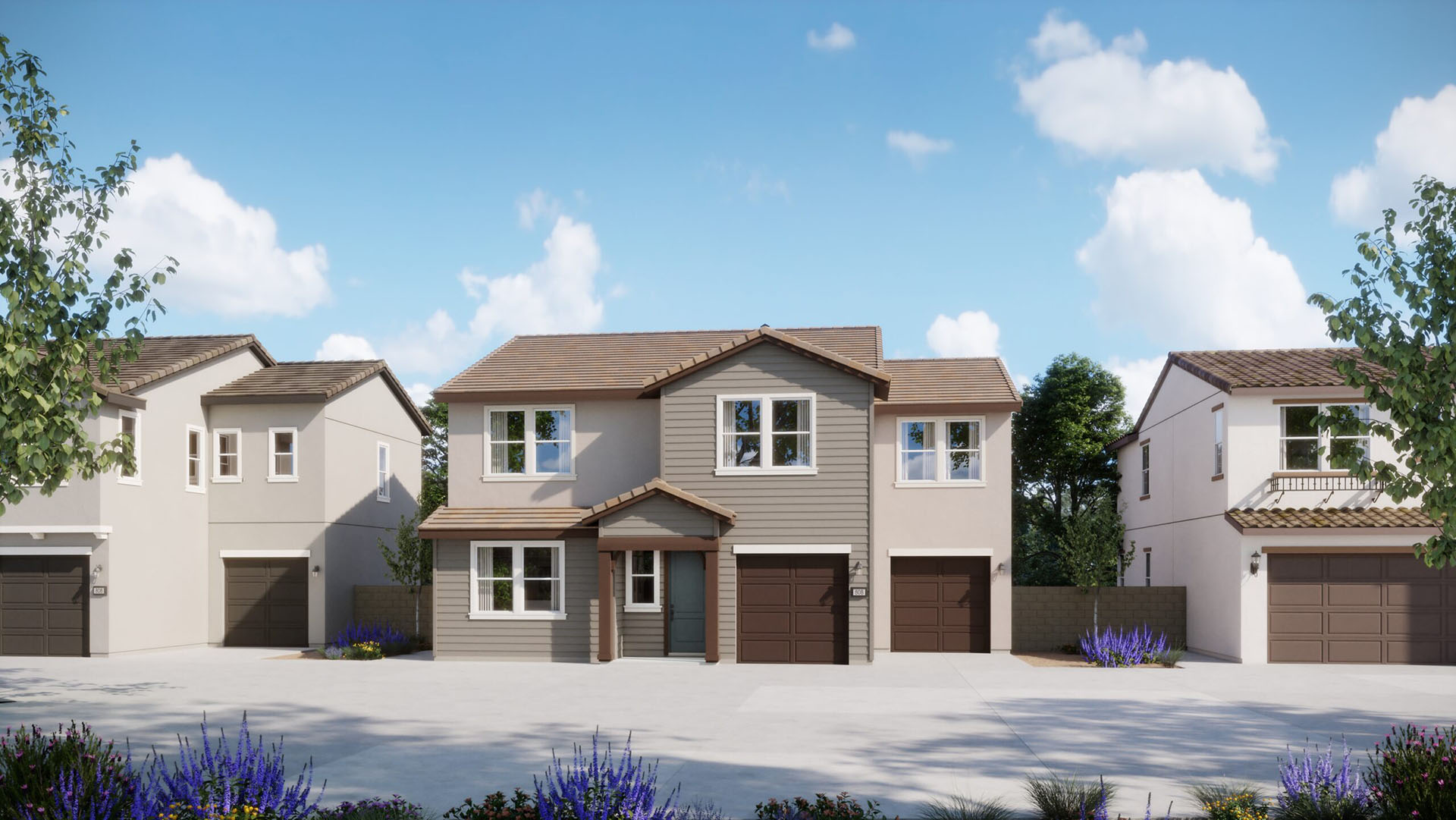 Elevation C - Plan 1 - Walnut - Harvest at Limoneira