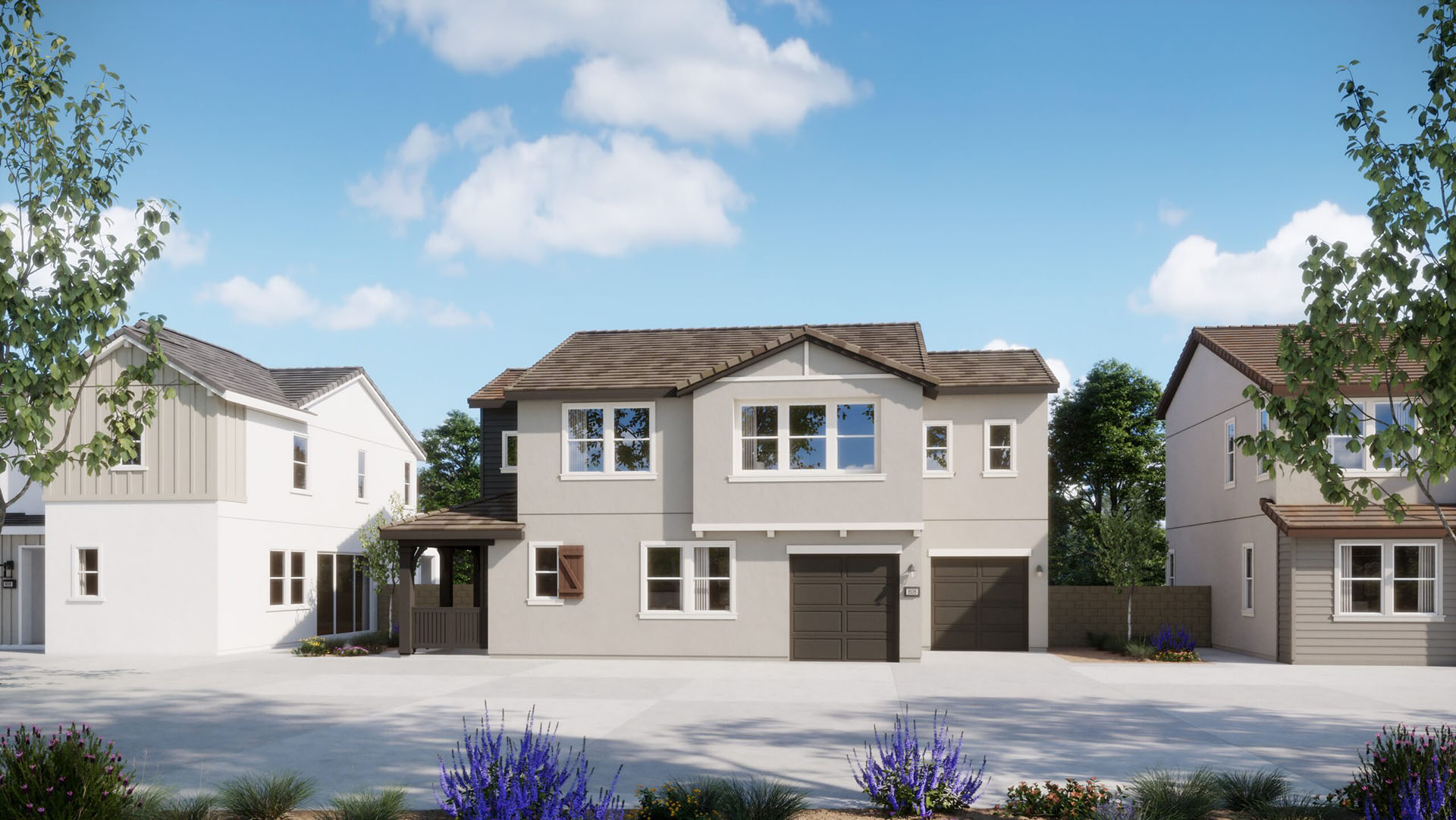 Elevation C - Plan 2 - Walnut - Harvest at Limoneira