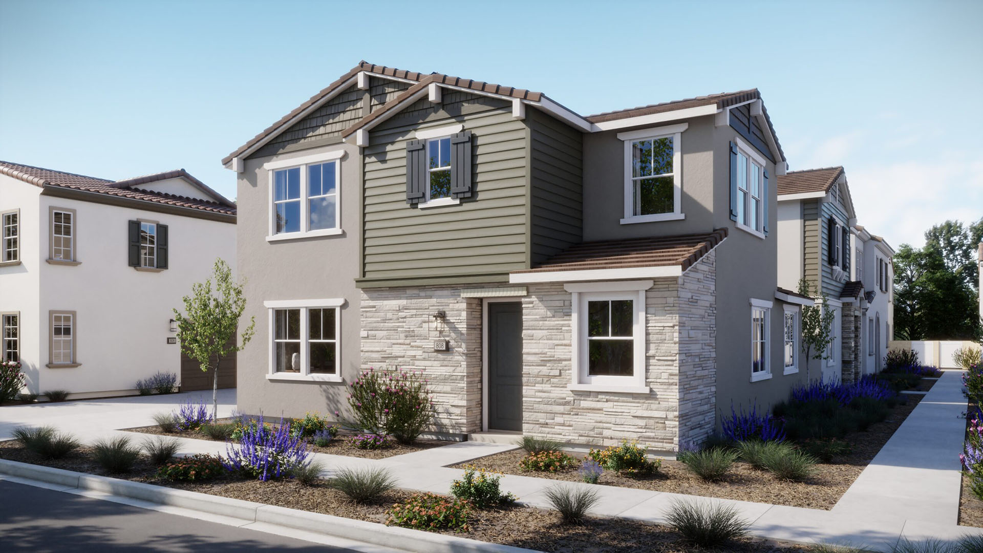 Elevation C - Plan 3 - Grove - Harvest at Limoneira