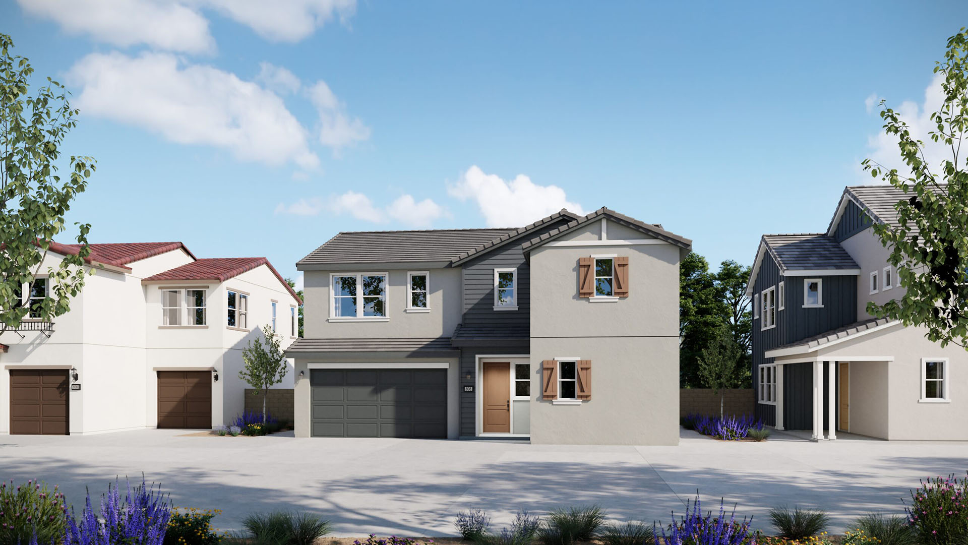 Elevation C - Plan 3 - Walnut - Harvest at Limoneira