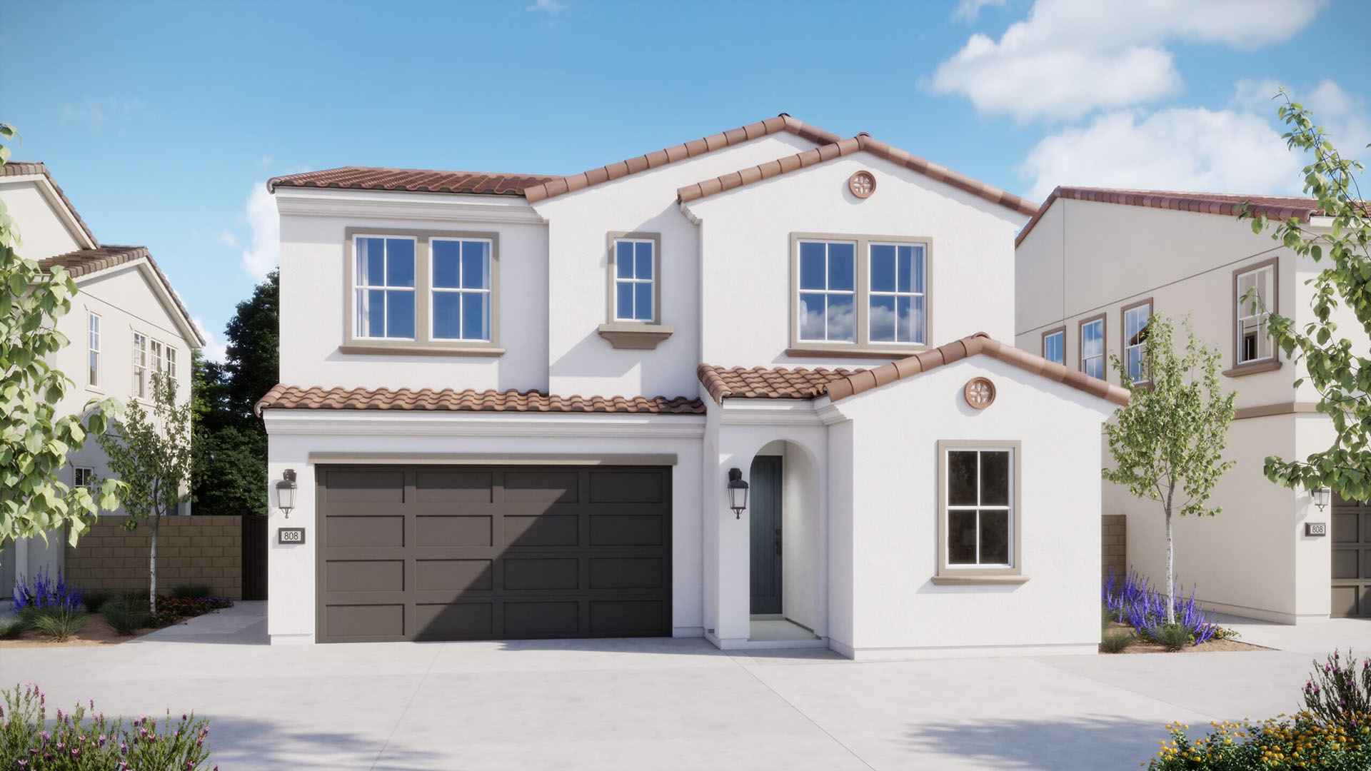 Spanish Elevation - Plan 1 - Sycamore - Harvest at Limoneira