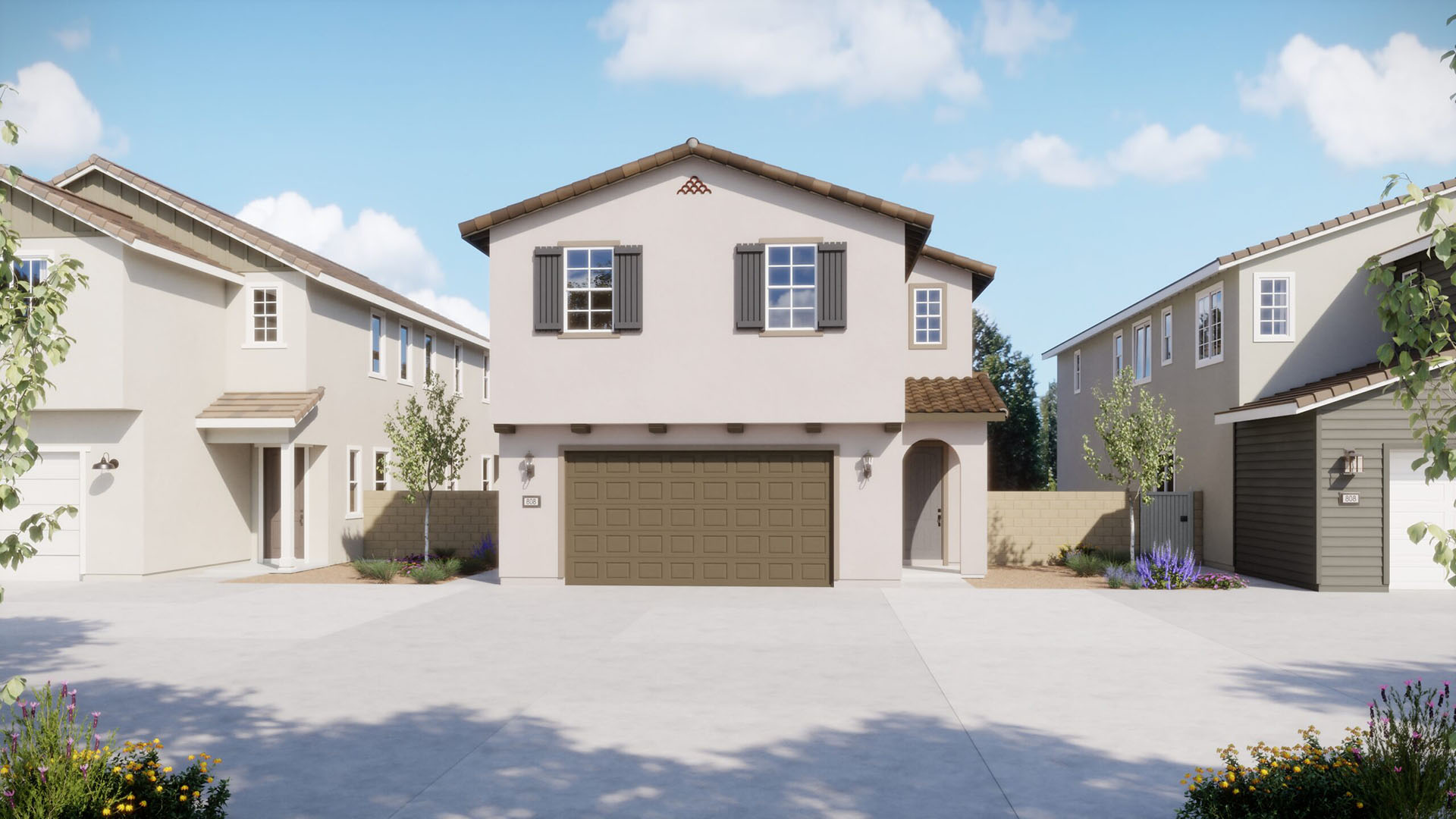 Spanish Elevation - Plan 3 - Oak - Harvest at Limoneira