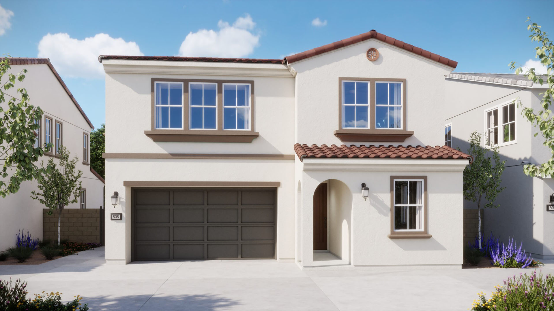 Spanish Elevation - Plan 3 - Sycamore - Harvest at Limoneira