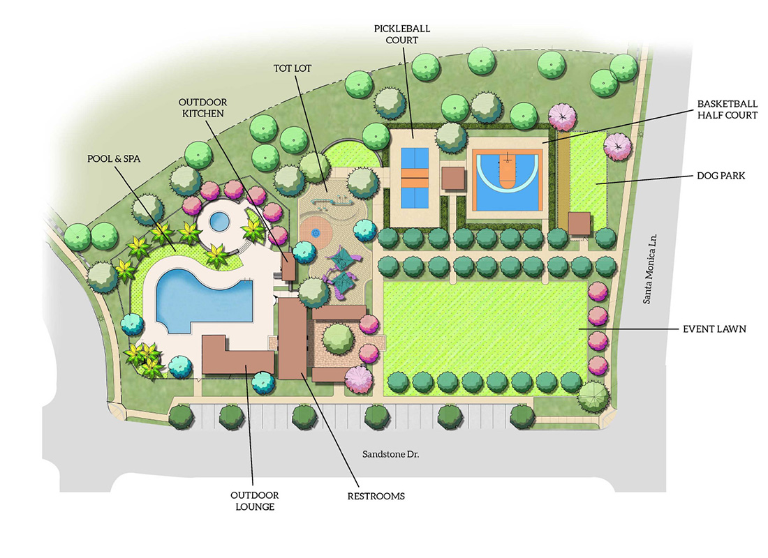Amenities Map - Harvest at Limoneira